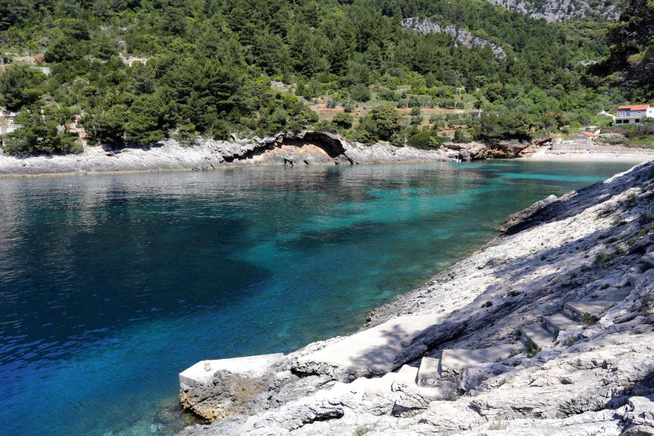 Secluded Fisherman'S Cottage Cove Bacva, Korcula - 9475 Pupnat Kültér fotó