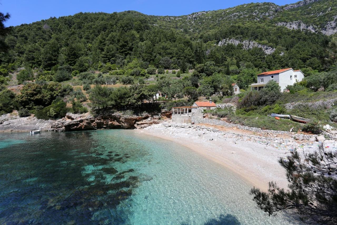 Secluded Fisherman'S Cottage Cove Bacva, Korcula - 9475 Pupnat Kültér fotó