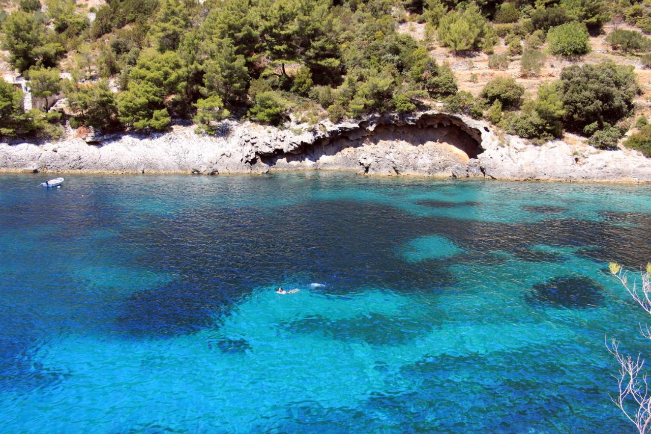 Secluded Fisherman'S Cottage Cove Bacva, Korcula - 9475 Pupnat Kültér fotó