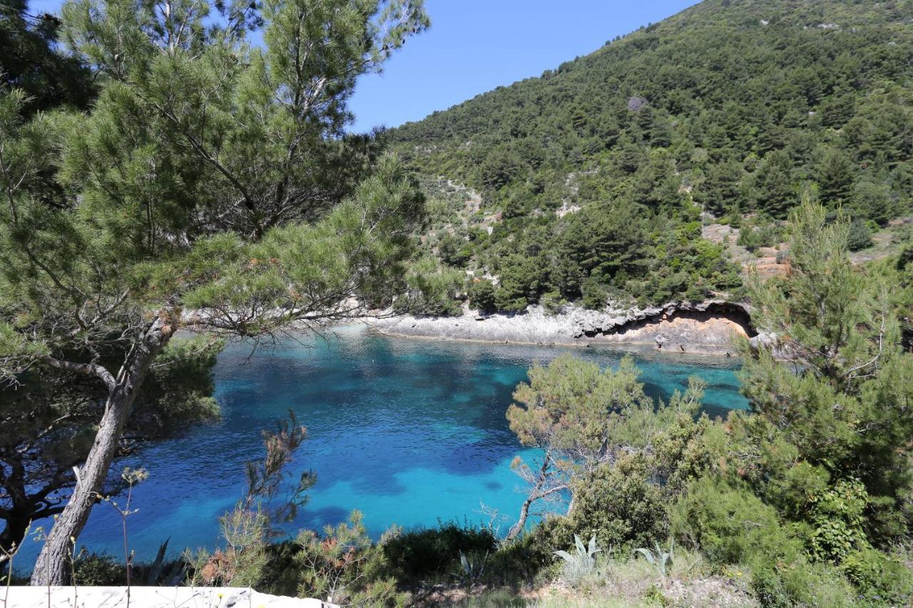 Secluded Fisherman'S Cottage Cove Bacva, Korcula - 9475 Pupnat Kültér fotó